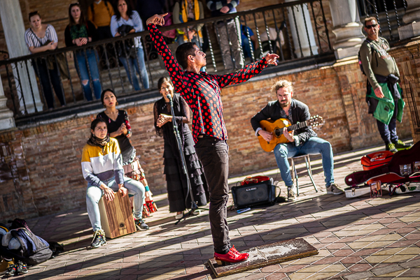 Flamenco on Plaza de España